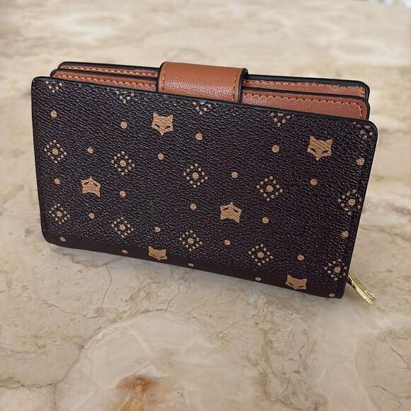 NEW! Foxer Amy Women PVC Material Fox Print Wallet - Picture 2 of 12